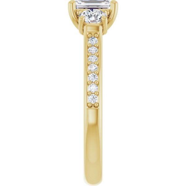 Three-Stone Engagement Ring Image 4 Natale Jewelers Sewell, NJ