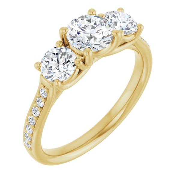 Three-Stone Engagement Ring Natale Jewelers Sewell, NJ