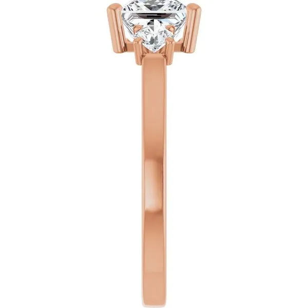 Three-Stone Sculptural Engagement Ring Image 4 Berilian Jewelers Folsom, CA