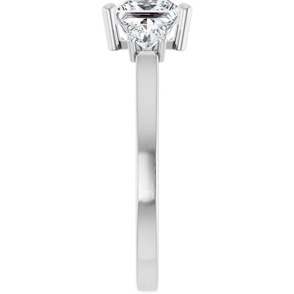 Three-Stone Sculptural Engagement Ring Image 4 Von's Jewelry, Inc. Lima, OH