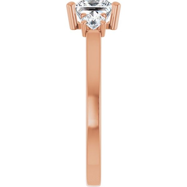 Three-Stone Sculptural Engagement Ring Image 4 Adler's Diamonds Saint Louis, MO