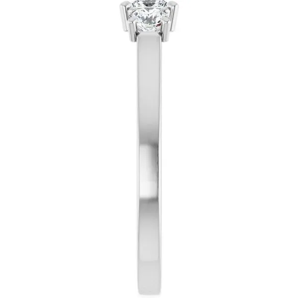 Three-Stone Sculptural Engagement Ring Image 4 Adler's Diamonds Saint Louis, MO