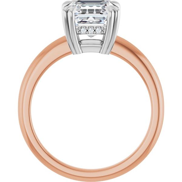 Double Claw-Prong Engagement Ring Image 2 Blocher Jewelers Ellwood City, PA