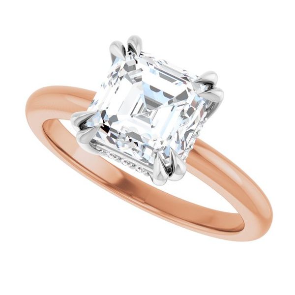 Double Claw-Prong Engagement Ring Image 5 Blocher Jewelers Ellwood City, PA
