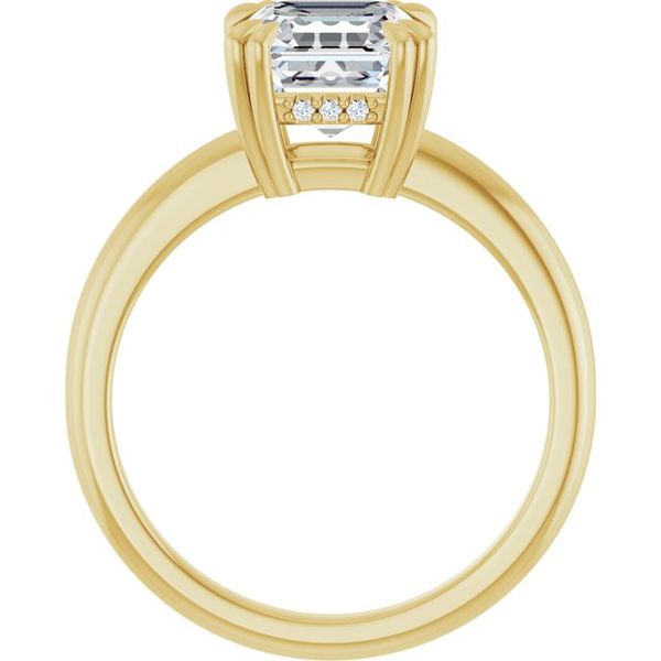 Double Claw-Prong Engagement Ring Image 2 Blue Water Jewelers Saint Augustine, FL