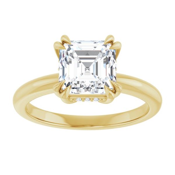 Double Claw-Prong Engagement Ring Image 3 Blue Water Jewelers Saint Augustine, FL