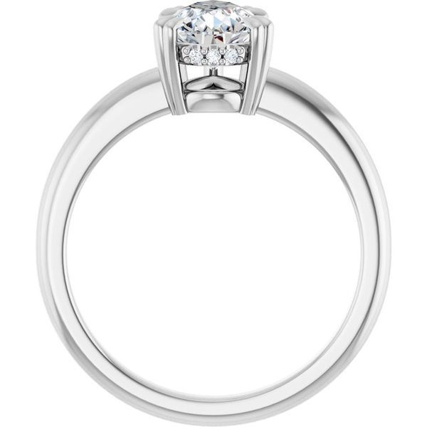 Double Claw-Prong Engagement Ring Image 2 Leitzel's Jewelry Myerstown, PA
