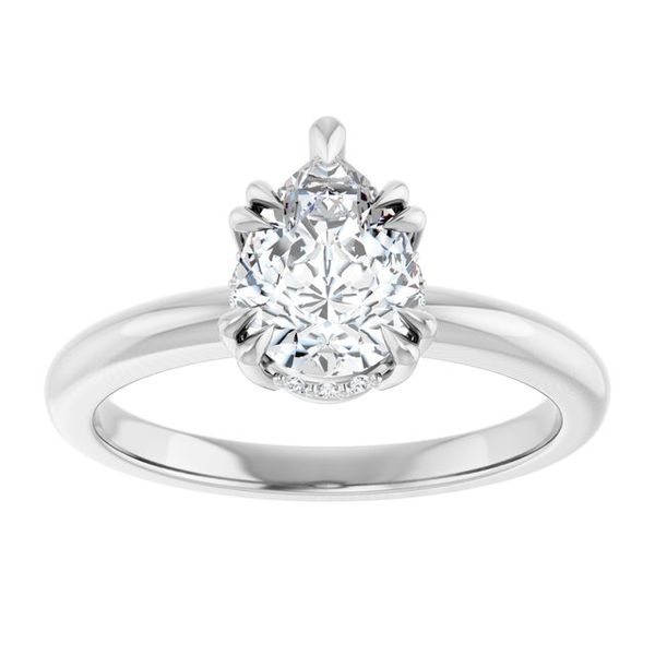 Double Claw-Prong Engagement Ring Image 3 Leitzel's Jewelry Myerstown, PA