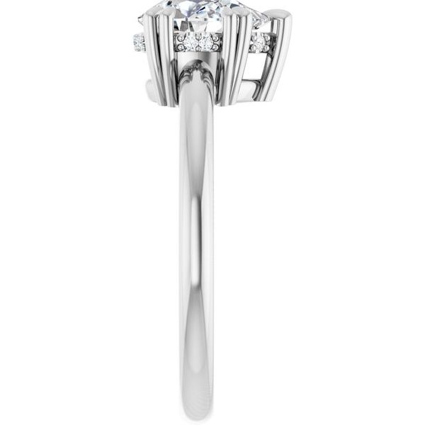 Double Claw-Prong Engagement Ring Image 4 Leitzel's Jewelry Myerstown, PA
