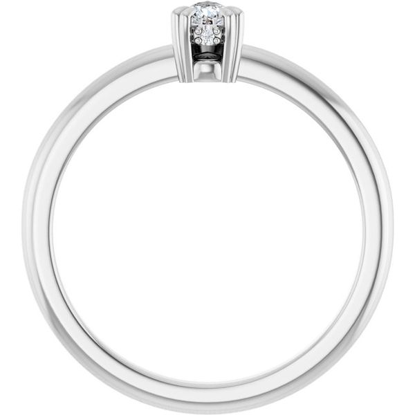 Double Claw-Prong Engagement Ring Image 2 Blue Water Jewelers Saint Augustine, FL