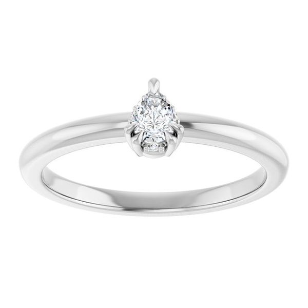 Double Claw-Prong Engagement Ring Image 3 Blue Water Jewelers Saint Augustine, FL