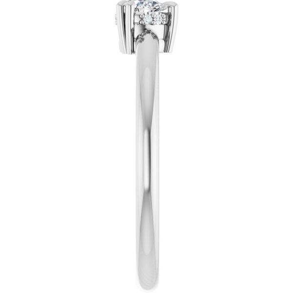 Double Claw-Prong Engagement Ring Image 4 Blue Water Jewelers Saint Augustine, FL