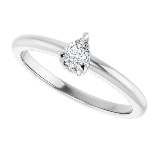 Double Claw-Prong Engagement Ring Image 5 Blue Water Jewelers Saint Augustine, FL