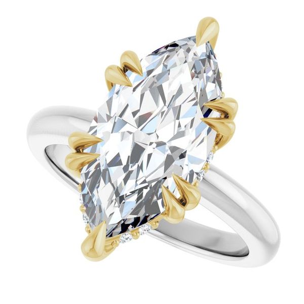 Double Claw-Prong Engagement Ring Image 5 Leitzel's Jewelry Myerstown, PA