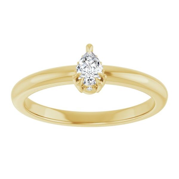 Double Claw-Prong Engagement Ring Image 3 Vulcan's Forge LLC KANSAS CITY, MO