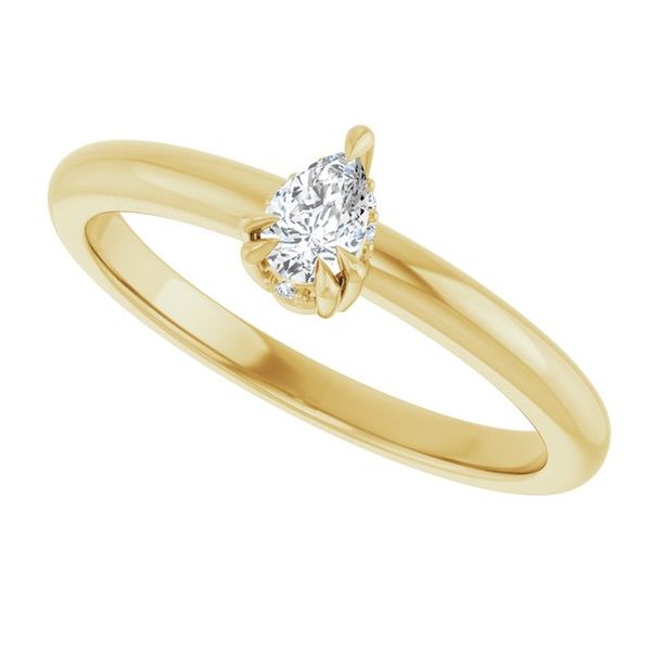 Double Claw-Prong Engagement Ring Image 5 Vulcan's Forge LLC KANSAS CITY, MO