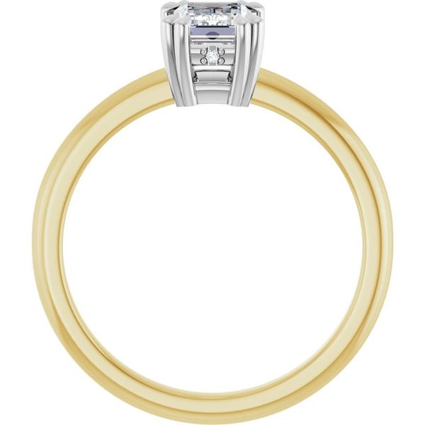 Double Claw-Prong Engagement Ring Image 2 Leitzel's Jewelry Myerstown, PA