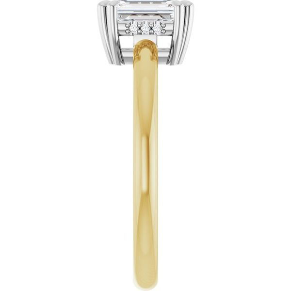 Double Claw-Prong Engagement Ring Image 4 Leitzel's Jewelry Myerstown, PA