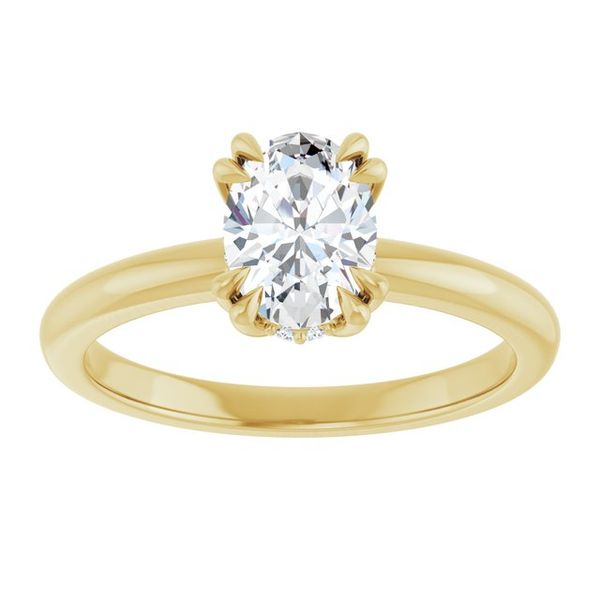 Double Claw-Prong Engagement Ring Image 3 Leitzel's Jewelry Myerstown, PA