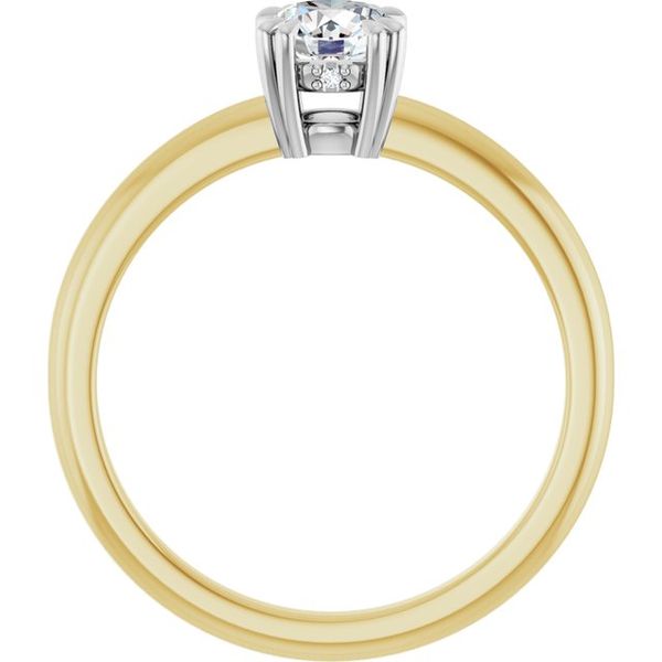 Double Claw-Prong Engagement Ring Image 2 Vulcan's Forge LLC KANSAS CITY, MO