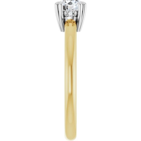 Double Claw-Prong Engagement Ring Image 4 Vulcan's Forge LLC KANSAS CITY, MO