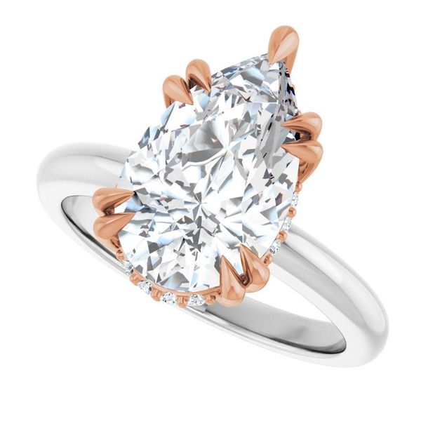 Double Claw-Prong Engagement Ring Image 5 Blue Water Jewelers Saint Augustine, FL