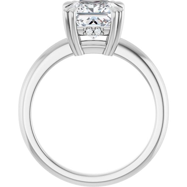 Double Claw-Prong Engagement Ring Image 2 Vulcan's Forge LLC KANSAS CITY, MO