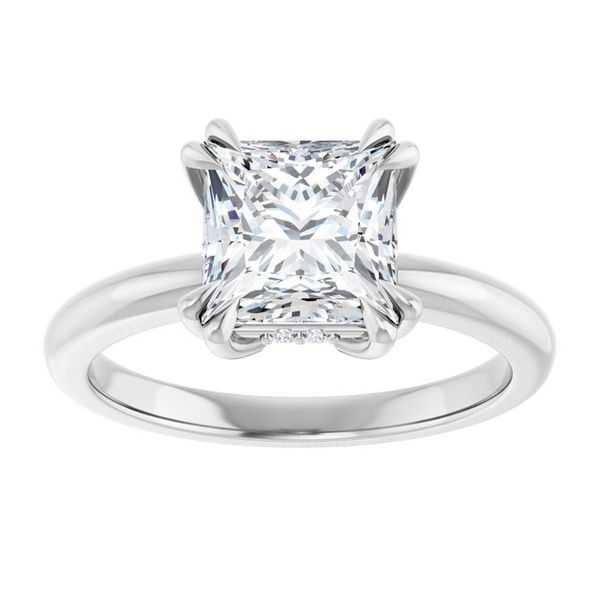 Double Claw-Prong Engagement Ring Image 3 Vulcan's Forge LLC KANSAS CITY, MO