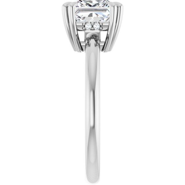 Double Claw-Prong Engagement Ring Image 4 Vulcan's Forge LLC KANSAS CITY, MO