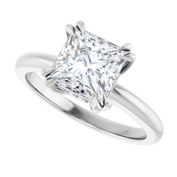 Double Claw-Prong Engagement Ring Image 5 Vulcan's Forge LLC KANSAS CITY, MO