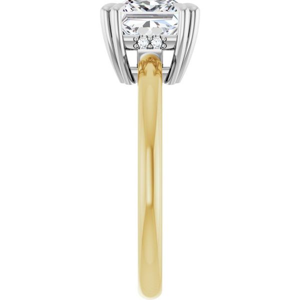Double Claw-Prong Engagement Ring Image 4 Blue Water Jewelers Saint Augustine, FL