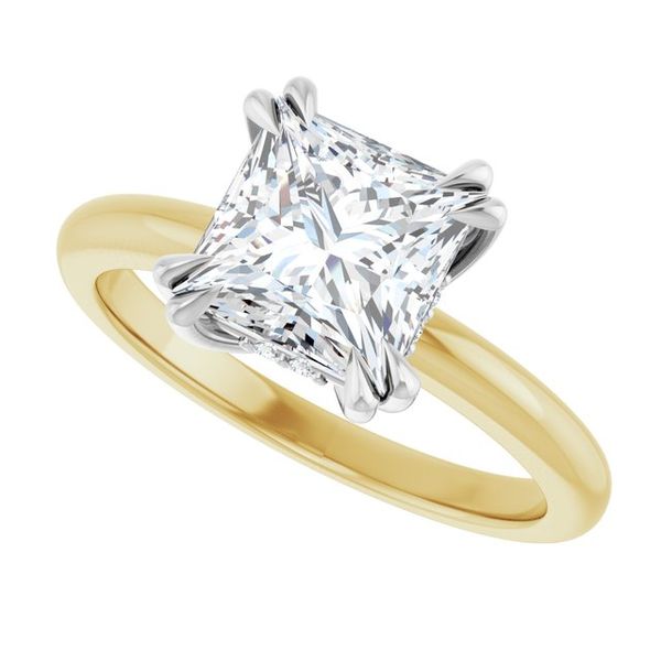 Double Claw-Prong Engagement Ring Image 5 Blue Water Jewelers Saint Augustine, FL