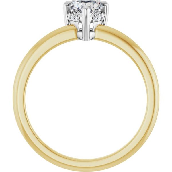 Double Claw-Prong Engagement Ring Image 2 Vulcan's Forge LLC KANSAS CITY, MO