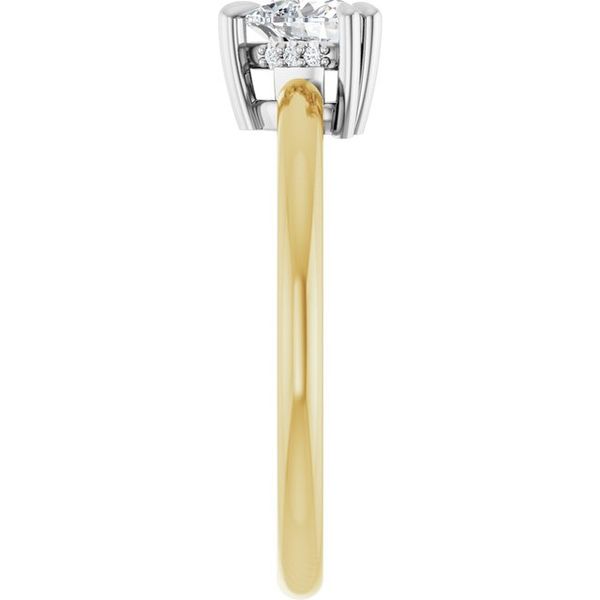 Double Claw-Prong Engagement Ring Image 4 Vulcan's Forge LLC KANSAS CITY, MO