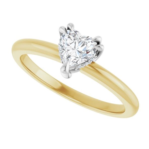 Double Claw-Prong Engagement Ring Image 5 Vulcan's Forge LLC KANSAS CITY, MO