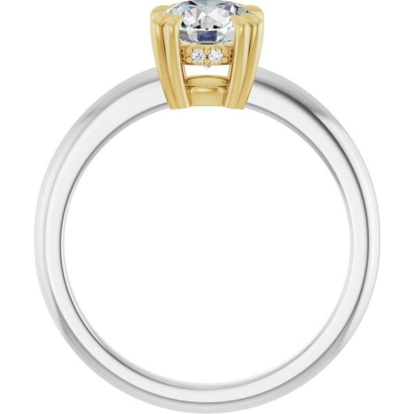 Double Claw-Prong Engagement Ring Image 2 Blue Water Jewelers Saint Augustine, FL