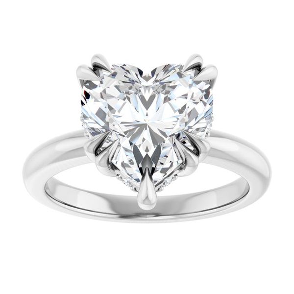 Double Claw-Prong Engagement Ring Image 3 Vulcan's Forge LLC KANSAS CITY, MO