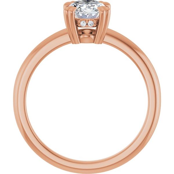 Double Claw-Prong Engagement Ring Image 2 Blocher Jewelers Ellwood City, PA