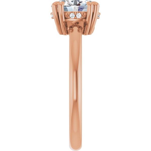 Double Claw-Prong Engagement Ring Image 4 Blocher Jewelers Ellwood City, PA