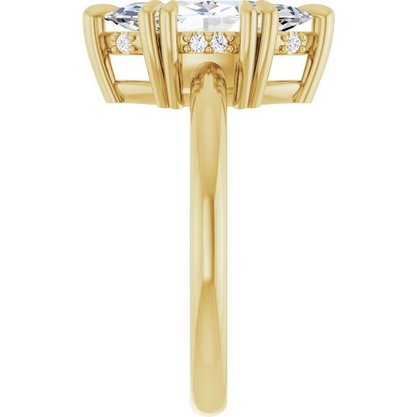 Double Claw-Prong Engagement Ring Image 4 Leitzel's Jewelry Myerstown, PA