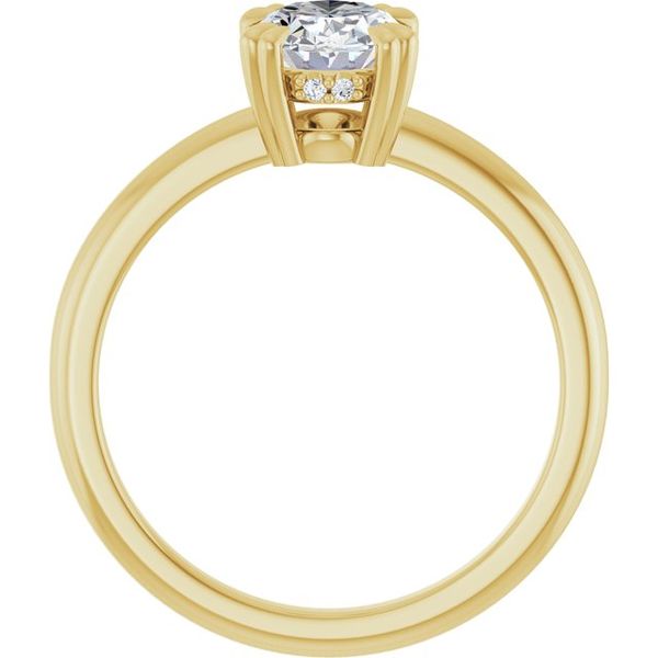 Double Claw-Prong Engagement Ring Image 2 Blocher Jewelers Ellwood City, PA