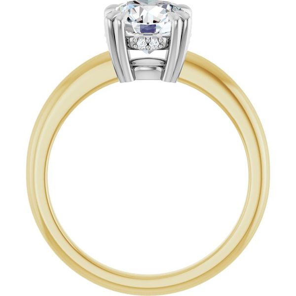 Double Claw-Prong Engagement Ring Image 2 Vulcan's Forge LLC KANSAS CITY, MO