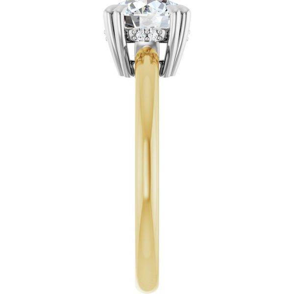 Double Claw-Prong Engagement Ring Image 4 Vulcan's Forge LLC KANSAS CITY, MO