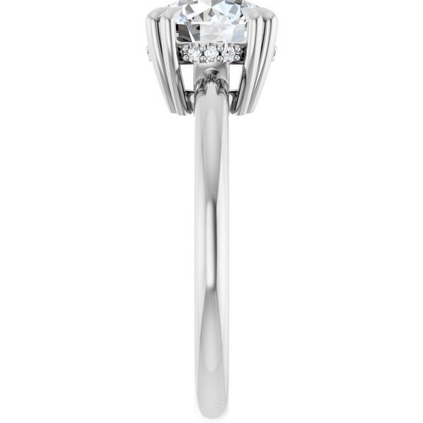 Double Claw-Prong Engagement Ring Image 4 Blue Water Jewelers Saint Augustine, FL