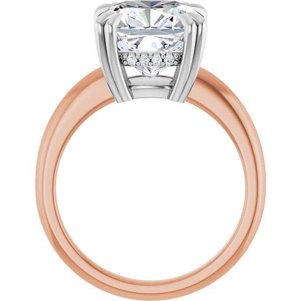 Double Claw-Prong Engagement Ring Image 2 Blocher Jewelers Ellwood City, PA