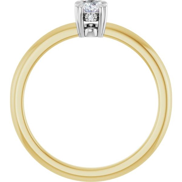 Double Claw-Prong Engagement Ring Image 2 Vulcan's Forge LLC KANSAS CITY, MO