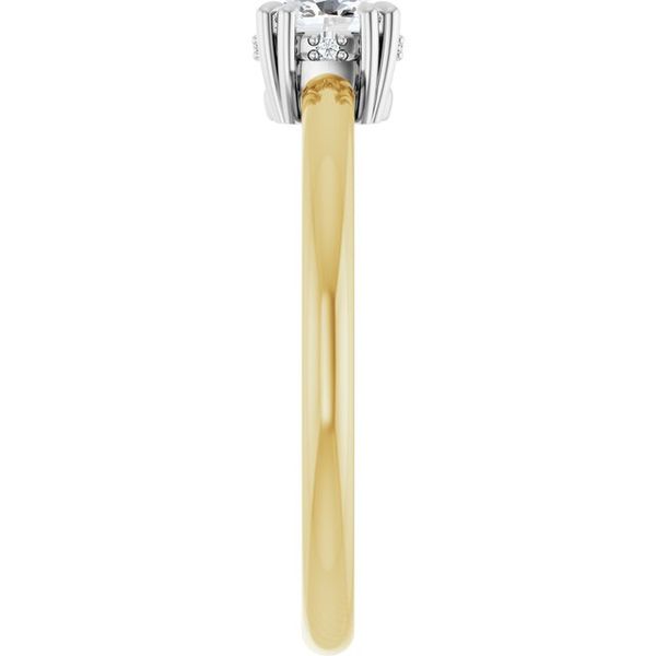 Double Claw-Prong Engagement Ring Image 4 Vulcan's Forge LLC KANSAS CITY, MO