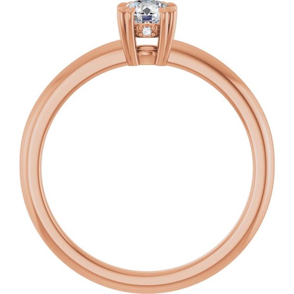 Double Claw-Prong Engagement Ring Image 2 Blocher Jewelers Ellwood City, PA