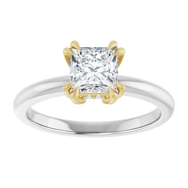 Double Claw-Prong Engagement Ring Image 3 Blocher Jewelers Ellwood City, PA