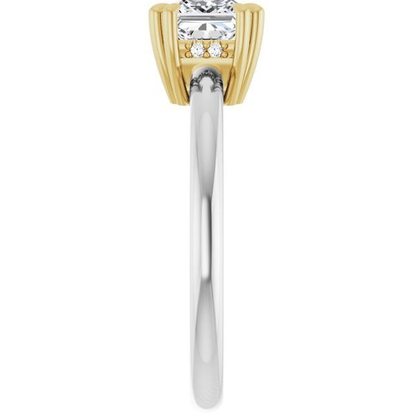 Double Claw-Prong Engagement Ring Image 4 Blocher Jewelers Ellwood City, PA